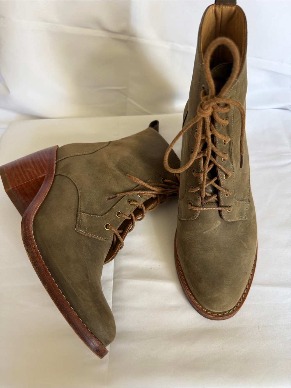 Fortress of Inca Alexandria Paige Boots in Sage • 38 | 7.5